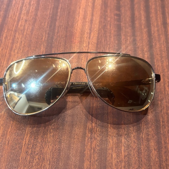 Chrome Hearts Silver Frame Sunglasses
